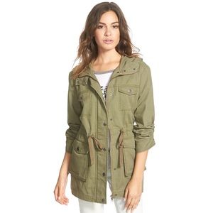 BP | Hooded Green Field Jacket